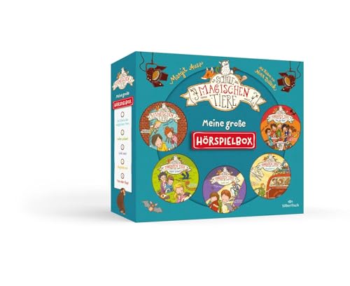 Die Schule der magischen Tiere - Hörspiele: Meine große Hörspielbox: »Die Schule der magischen Tiere - Das Hörspiel«, »Voller Löcher! Das Hörspiel«, ... »Top oder flop! Das Hörspiel«: 5 CDs von Silberfisch