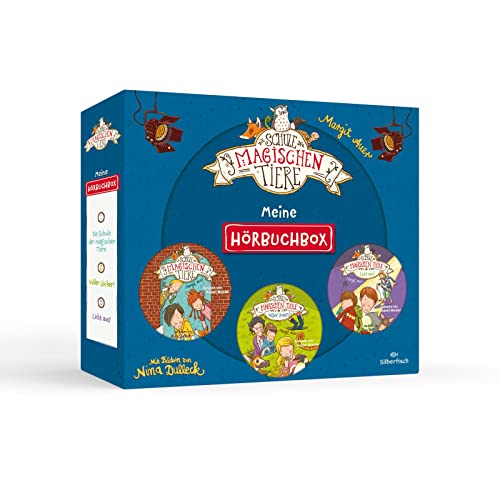 Die Schule der magischen Tiere: Meine Hörbuchbox: »Die Schule der magischen Tiere«, »Voller Löcher!«, »Licht aus!«: 6 CDs