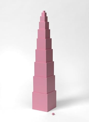 Rosa Turm: Montessori-Material (Montessori-Materialien)
