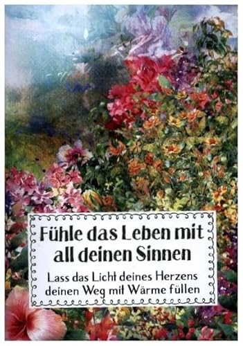 Fühle das Leben mit all deinen Sinnen: Lass das Licht deines Herzens deinen Weg mit Wärme füllen (Sprüche für die Seele) von Auerbach Verlag und Infodienste