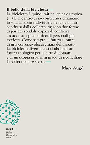 Il bello della bicicletta (Incipit) von Bollati Boringhieri