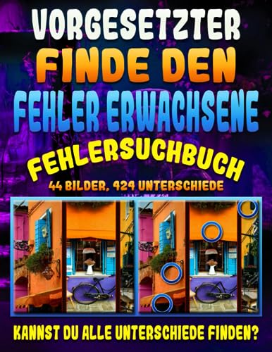 Vorgesetzter Finde den Fehler Erwachsene - Fehlersuchbuch: Bilderrätsel. Buch Finde die Unterschiede. Rätselhafte Ablenkungen, entdecken Sie sie alle.