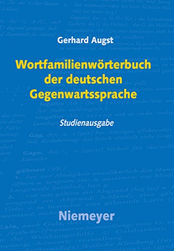 Wortfamilienwörterbuch der deutschen Gegenwartssprache