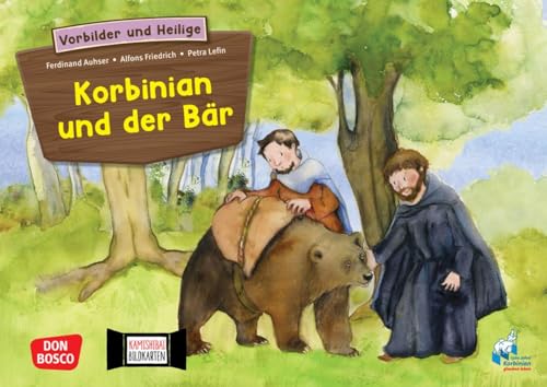 Korbinian und der Bär. Kamishibai Bildkartenset: Eine Heiligengeschichte. Wie Korbinian und das Tier zu Freunden wurden. Für Kinderkirche und ... und Heiligen für unser Erzähltheater)