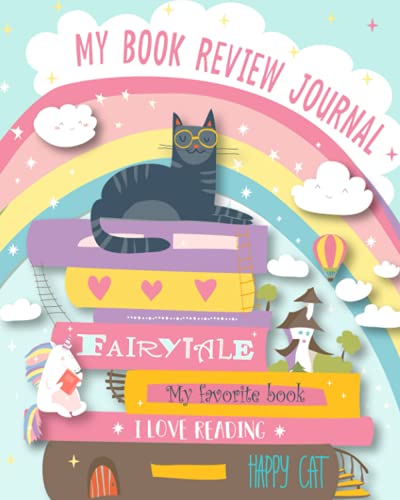 My Book Review Journal: A Reading Log for Girls - With Interactive Writing Prompts - Kids Ages 8-12 von Independently published