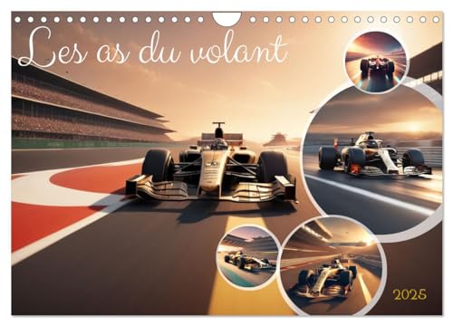 Les as du volant (Calendrier mural 2025 DIN A4 vertical), CALVENDO calendrier mensuel: Découvrez l'excitation et l'adrénaline de la Formule 1, le ... limites de la vitesse et de la performance. von Calvendo