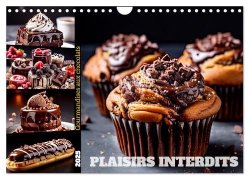 Plaisirs interdits (Wandkalender 2025 DIN A4 quer), CALVENDO Monatskalender von CALVENDO