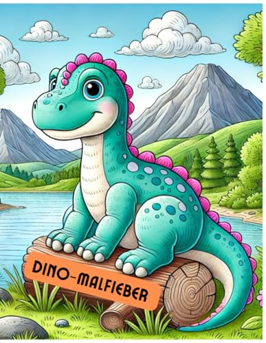 Dino-Malfieber: Kreativer Malspaß für Kinder ab 6 Jahren- mit tollen Motiven und leeren Zeichenseiten: Kreativer Malspaß: Perfekt zum Kritzeln, Ausmalen und Entdecken von Independently published