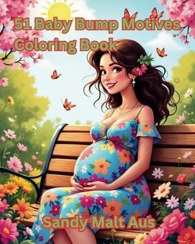 51 Baby Bump Motives Coloring Book von Independently published
