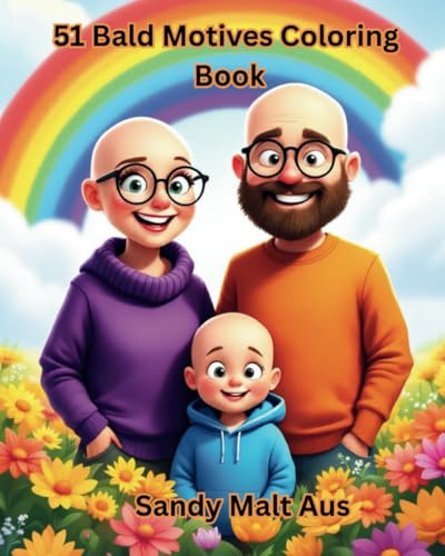 51 Bald Motives Coloring Book von Independently published