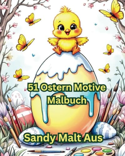 51 Ostern Motive Malbuch von Independently published