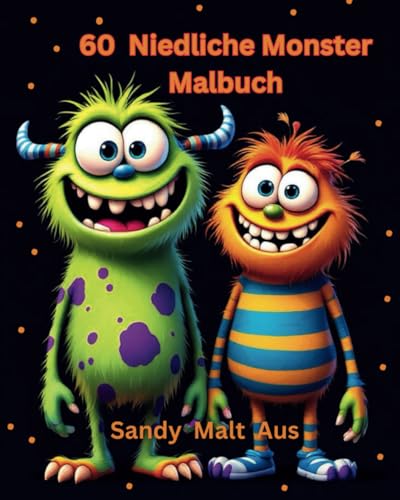 60 niedliche Monster Malbuch von Independently published
