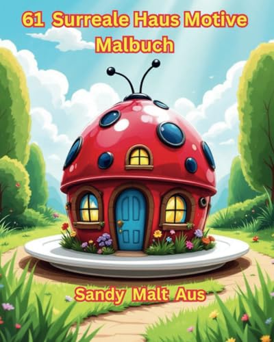 61 Surreale Haus Motive Malbuch von Independently published