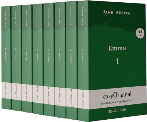 Emma - Teile 1-8 (Buch + Audio-Online) - Lesemethode von Ilya Frank - Zweisprachige Ausgabe Englisch-Deutsch, m. 8 Audio, m. 8 Audio, 8 Teile: ... Lesen lernen, auffrischen und perfektionieren