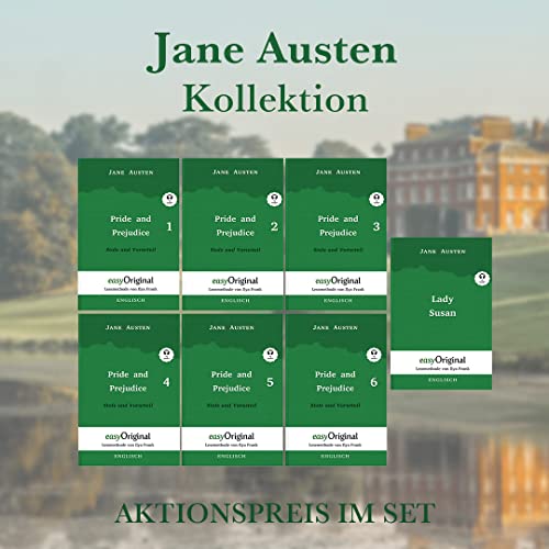 Jane Austen Kollektion Hardcover (Bücher + 7 MP3 Audio-CDs) - Lesemethode von Ilya Frank - Zweisprachige Ausgabe Englisch-Deutsch: Ungekürzter ... - Lesemethode von Ilya Frank) von easyOriginal