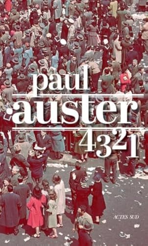 4 3 2 1 4 3 2 1 von Actes Sud
