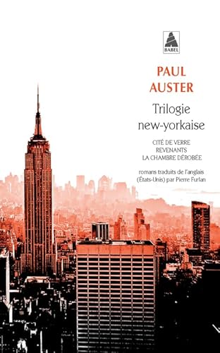 Trilogie new-yorkaise: Cité de verre ; Revenants ; La chambre dérobée von Actes Sud