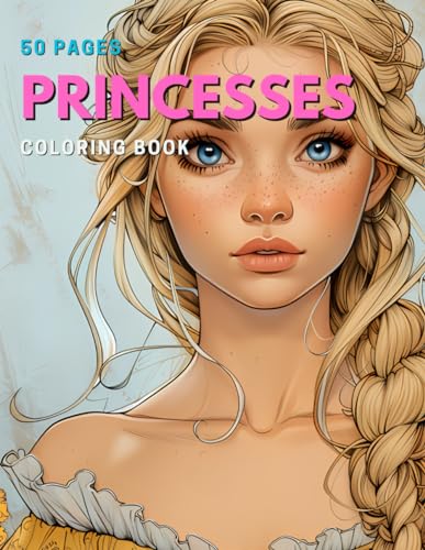 50 Princesses Coloring Book von Independently published
