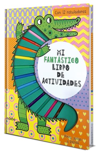 MI FANTÁSTICO LIBRO DE ACTIVIDADES. COCODRILO (DIBUJO Y MANUALIDADES) von edebé
