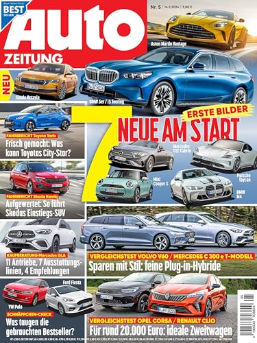 Auto Zeitung 5/2024 "7 Neue am Start"