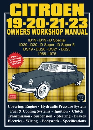 Citroen 19.20.21.23 Owners Workshop Manual (Brooklands Road Test Books)