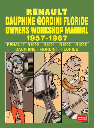 RENAULT DAUPHINE GORDINI FLORIDE 1957-1967 Owners Workshop Manual