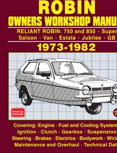 RELIANT ROBIN 1973-1982 Owners Workshop Manual