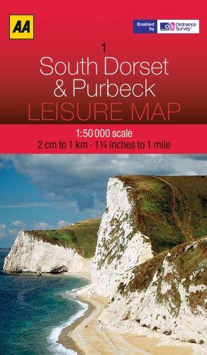 AA Leisure Map South Dorset & Purbeck