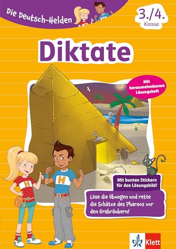 Klett Lernhilfe: Die Deutsch-Helden Diktate 3./4. Klasse Grundschule (mit Stickern): Deutsch in der Grundschule