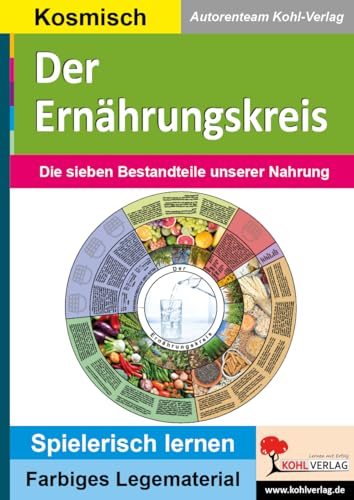 Der Ernährungskreis: Die sieben Bestandteile unserer Nahrung (Montessori-Reihe: Lern- und Legematerial) von Kohl Verlag