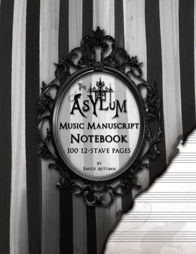 The Asylum Music Manuscript Notebook: Blank Sheet Music Staff Paper for Musicians and Composers von Asylum Emporium, The