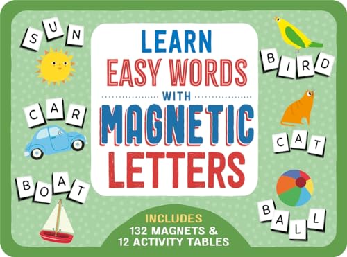 Learn Easy Words with Magnetic Letters (Develop essential spelling skills!)