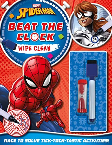 Marvel Spider-Man: Beat the Clock Wipe Clean (Timed Activities for Kids)