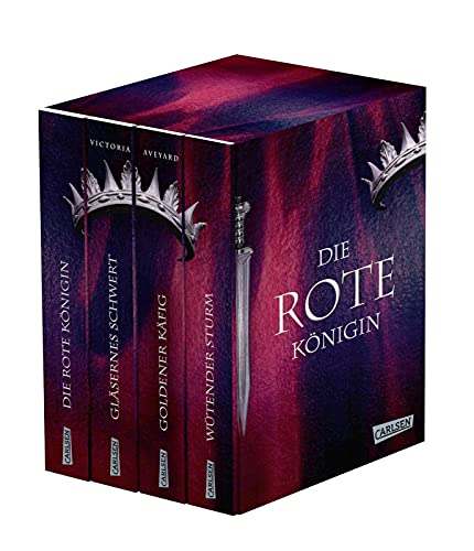 Die Rote Königin: Alle vier Bände im Taschenbuch-Schuber (Die Farben des Blutes): Großartige Fantasy großartig gestaltet - ein tolles Gesamtpaket! von Carlsen
