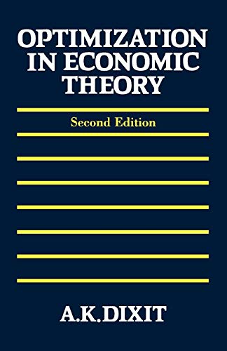 Optimization in Economic Theory von Oxford University Press