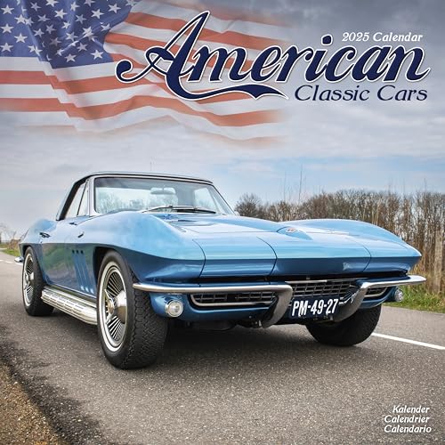 American Classic Cars – Amerikanische Oldtimer 2025 – 16-Monatskalender: Original Avonside-Kalender [Mehrsprachig] [Kalender] (Wall-Kalender)