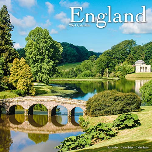 England 2024 – 16-Monatskalender: Original Avonside-Kalender [Mehrsprachig] [Kalender] (Wall-Kalender) von Avonside Publishing Ltd