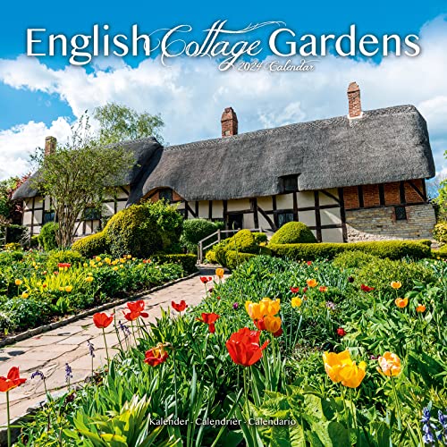 English Cottage Gardens – Englische Gärten 2024 – 16-Monatskalender: Original Avonside-Kalender [Mehrsprachig] [Kalender] (Wall-Kalender) von Avonside Publishing Ltd