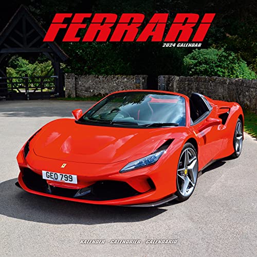 Ferrari 2024 – 16-Monatskalender: Original Avonside-Kalender [Mehrsprachig] [Kalender] (Wall-Kalender) von Avonside Publishing Ltd