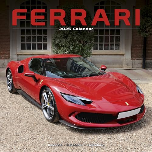Ferrari 2025 – 16-Monatskalender: Original Avonside-Kalender [Mehrsprachig] [Kalender] (Wall-Kalender)