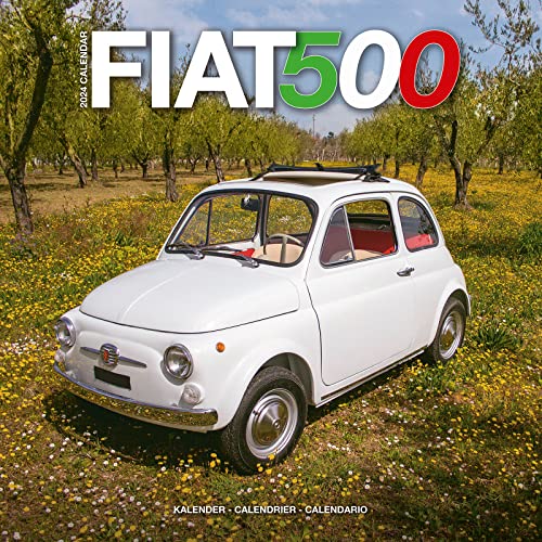 Fiat 500 2024 – 16-Monatskalender: Original Avonside-Kalender [Mehrsprachig] [Kalender] (Wall-Kalender)