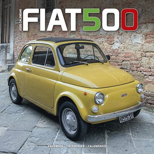 Fiat 500 2025 – 16-Monatskalender: Original Avonside-Kalender [Mehrsprachig] [Kalender] (Wall-Kalender)