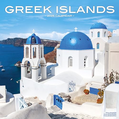 Greek Islands – Griechische Inseln 2025 – 16-Monatskalender: Original Avonside-Kalender [Mehrsprachig] [Kalender] (Wall-Kalender)