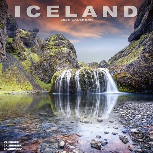 Iceland – Island 2025 – 16-Monatskalender: Original Avonside-Kalender [Mehrsprachig] [Kalender] (Wall-Kalender)