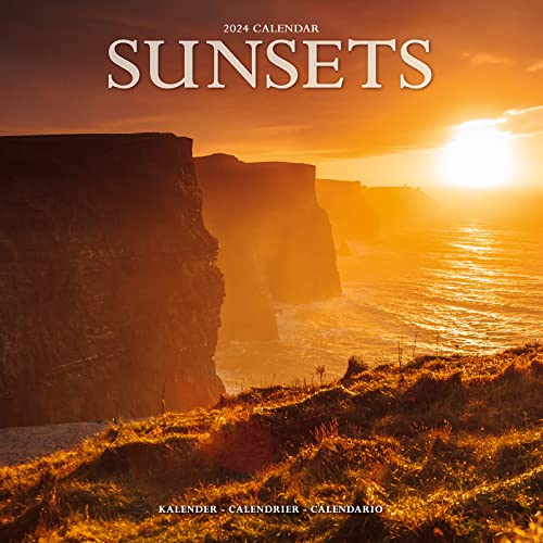 Sunsets – Sonnenuntergänge 2024 – 16-Monatskalender: Original Avonside-Kalender [Mehrsprachig] [Kalender] (Wall-Kalender)