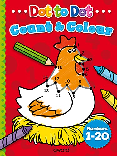 Dot to Dot - Count to 20, and Color: Join the Dots to Complete the Hidden Picture