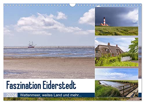 Faszination Eiderstedt (Wandkalender 2024 DIN A3 quer), CALVENDO Monatskalender von CALVENDO