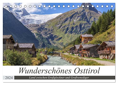 Wunderschönes Osttirol (Tischkalender 2024 DIN A5 quer), CALVENDO Monatskalender von CALVENDO