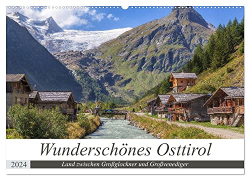 Wunderschönes Osttirol (Wandkalender 2024 DIN A2 quer), CALVENDO Monatskalender