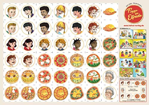 Pizza für Elfrida - Bildkartenversion (A3, Multilingual): in 16 Sprachen von Talisa Kinderbuch-Verlag